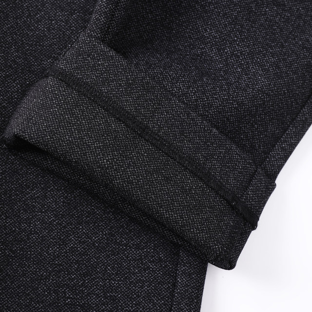 Enjoyable years old mother's elastic waist straight pants autumn and winter loose large size pants for the elderly