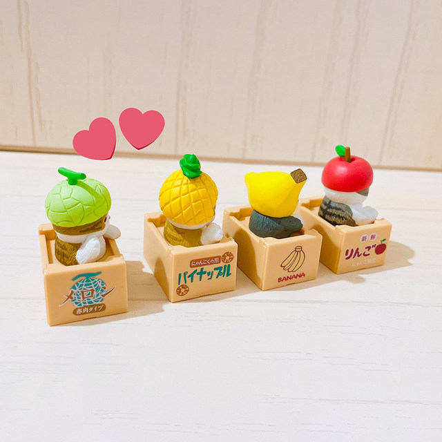 Japanese authentic tale No. 1, Cat Fushandi Clock Style Gambling, Pineapple, Cantaloupe, Banana, Fruit Cat