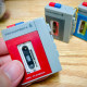 Japanese genuine TOYS SPIRITS mini retro recorder pendant gashapon recordable toy