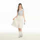 CyNi gentle style versatile white spliced ​​cake skirt long skirt skirt women's design sense French high waist slim o