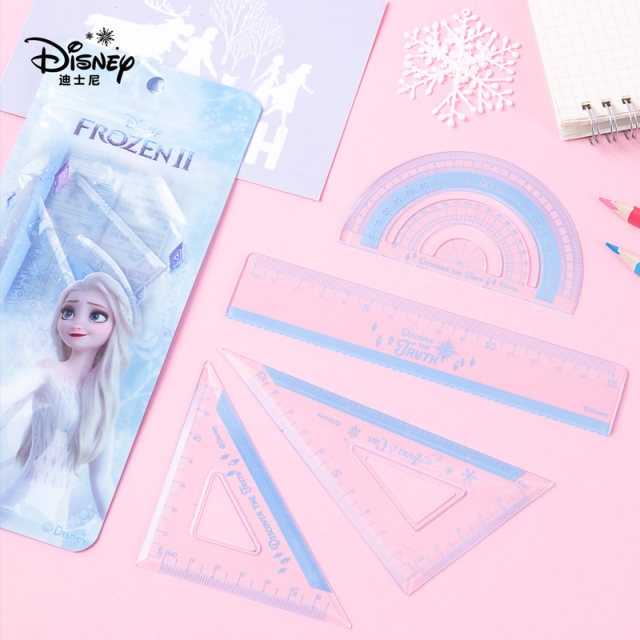 Disney Frozen Electric Stationery Gift Box Set Primary School Gift Pack Girls' Special Exam Start-up School Supplies Cartoon Gift First Grade Three-Five-Piece Set Children's Kindergarten