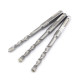 Impact drill bit, electric hammer drill bit, square handle, four pits, round handle, two slots, extended through-wall concrete opening drill 6mm-12mm
