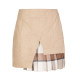 DAMOWANG Autumn and Winter New Deconstructed Spliced ​​Short Skirt Slim A-line Short Skirt