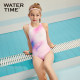 
WATERTIME children's swimsuit girls' one-piece boxer briefs professional training swimming pool special equipment sports