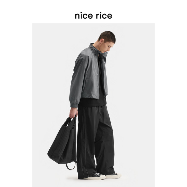nice rice 25 spring new short woven stand collar loose casual jacket NHC06031