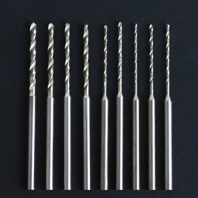 2.35mm shank high speed steel twist drill bit metal woodworking amber core carving dental machine drilling fixed shank variable diameter drill bit