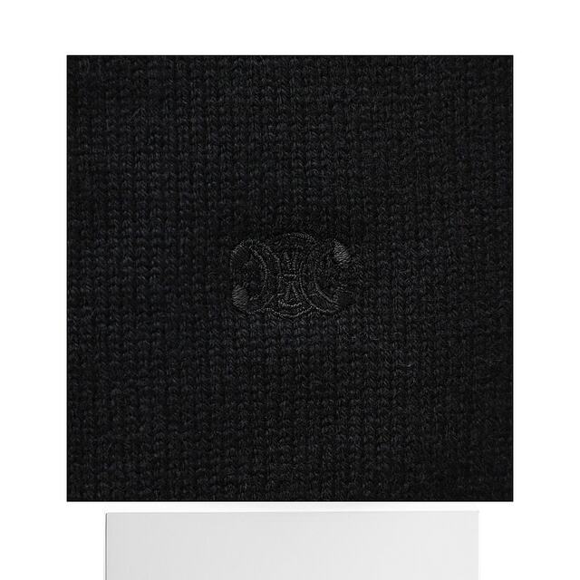 Japan Direct Mail Celine Celine Knit Jie -necked Sweed Black Women's 2adRT 977V
