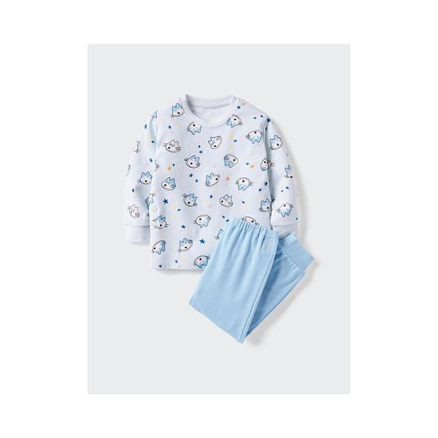 
Japanese errand running UNIQLO picture book pajamas set/11 cats and a strange cat 478