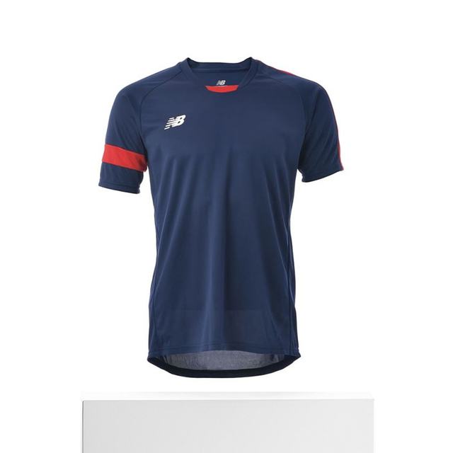 Japan direct mail New Balance youth sports shirt JJTF0489-NRD navy red