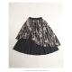 Japan Direct Mail compatible with S3L unique midskirt with flared overlapping pattern trendy and high-end
