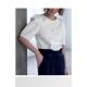 UR's Ms. Sleeveless T -shirt Circle Condition Dark blue stitching fold loose inside
