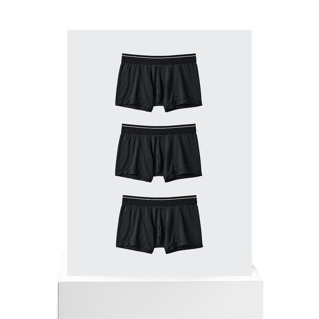
Japanese tide running errands UNIQLO Boys Airism boxer underwear/3 piece set/front opening and closing 09 B