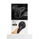 Gorix bicycle saddle GO.643double black shock-absorbing waterproof PU leather