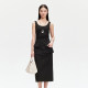 Vero Moda Outlet Skirt 2025 Summer New Shopping Mall same style decorative solid color straight commuting