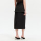 Vero Moda Outlet Skirt 2025 Summer New Shopping Mall same style decorative solid color straight commuting