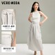 
Vero Moda Outlet Skirt in summer new mid-waist pleated slim casual and versatile mid-length skirts are popular