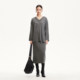 Vero Moda skirt 2025 summer new mall same high-waist straight long skirt elegant 32511J007