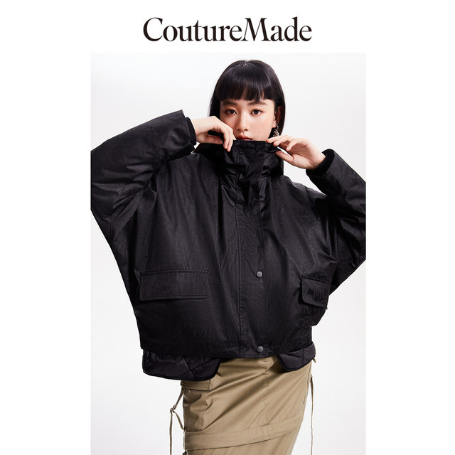 Vero Moda Outlet down jacket for women in winter new style can be detached and worn with 90% white goose down jacket casual short style