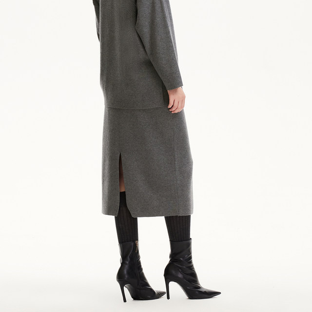 Vero Moda skirt 2025 summer new mall same high-waist straight long skirt elegant 32511J007