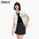 Autumn and winter boyfriend style lazy and versatile sleeveless short cardigan denim vest for women