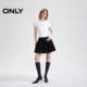 ONLY Outlet 2025 summer new versatile sweet and cool design short skirt fluffy skirt women