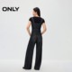 
ONLY Summer Casual and Versatile Slim High Waist Overalls Jeans Women