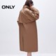 ONLY Outlet 2025 summer new trendy and cool versatile loose stand collar mid-length windbreaker jacket for women
