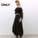 ONLY Summer Commuter Style A-line Organ Pleated Mid-length Skirt for Women