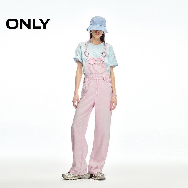 
ONLY Summer Design Female Casual and Versatile Loose Straight Strap Jeans