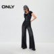 
ONLY Summer Casual and Versatile Slim High Waist Overalls Jeans Women