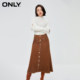 ONLY Summer Fashion High Waist Denim Mid-Long Skirt Fishtail Skirt Women's
