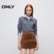 ONLY spring retro fashionable A-line pocket short skirt leather skirt skirt women