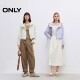 ONLY2025 summer new solid color hooded practical two-way zipper shoulder-off loose cardigan trench coat for women