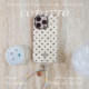 coditto polka dot shell dance classic magnetic suction apple 16pro mobile phone case iPhone 17 promax15pro protective case simple creative 15promax14pro couple 1615