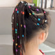 Dreadlocks for girls braided hair clip headdress children's jazz dance street dance accessories sweet cool fixed braided hair buckle