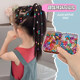 Dreadlocks for girls braided hair clip headdress children's jazz dance street dance accessories sweet cool fixed braided hair buckle