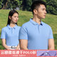 Lapel quick-drying T-shirt custom summer purple polo shirt dance troupe yoga team cultural shirt work clothes printing logo