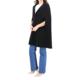 Self-operated chiara boniAbu black wool cape coat - black straight hair
