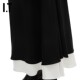 IT Japanese ENFLD women's skirt long skirt new style literary temperament splicing skirt hem umbrella skirt 131281XO