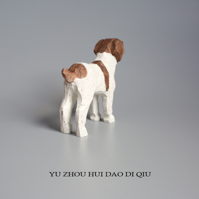 Boring, send TA a hunting dog! Handmade solid wood carving couple friends birthday gifts for puppy