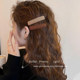 Korean retro woolen bb clip hair clip for women 2025 new bangs broken hair side clip simple back head clip headwear