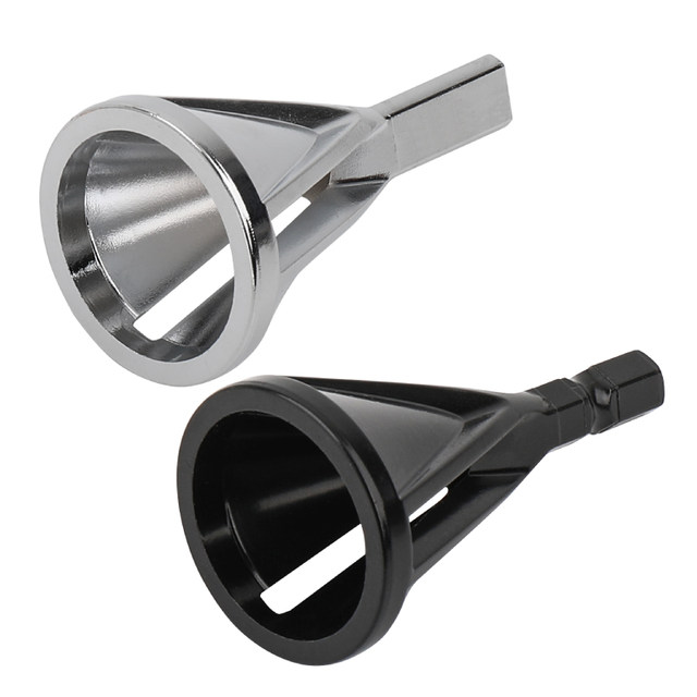 Jiufeng three-edged chamfer knife electric drill trimming knife hard chamfer grinding head metal polishing excluding external pricks and external chamfer