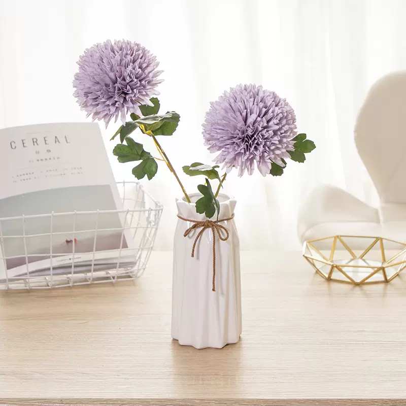 现代简约餐台桌上摆设装饰品花电视旁边摆件洗手间厕所仿真