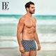 BE Van De'an boxer swimming trunks for men, hydrophobic, quick-drying, effective anti-chlorine, body shaping, fashionable Lycra fabric