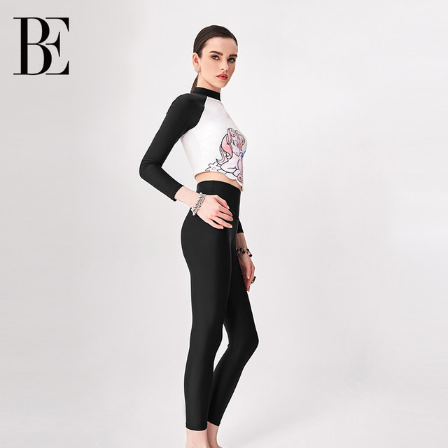 BE Van der An long-sleeved split swimsuit casual surfing diving skiing quick drying clothes