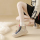 Northeast snow boots women's velvet thickened high-top sports shoes winter non-slip warm snow cotton 34 size thick-soled cotton shoes