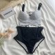 Brand off code discount] Hot spring vacation sexy small breasts gathered slim fairy swimsuit triangle split swimsuit for women