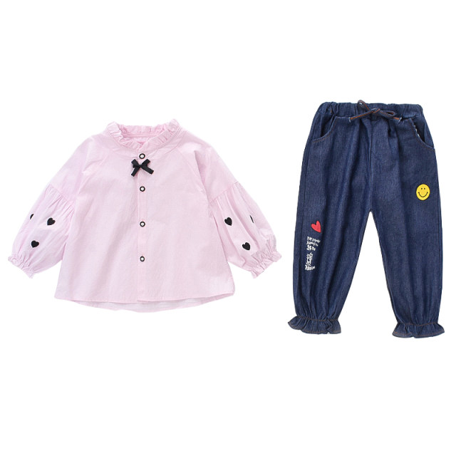 Girls Autumn Clothing 2025 New Set Fashionable Fashionable Baby and Toddler Split Spring and Autumn Sweater Baby Girl Sports Clothes