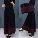 Autumn and winter new cotton cashmere skirt long skirt women high waist high waist big swing national style retro temperament wool skirt large size skirt