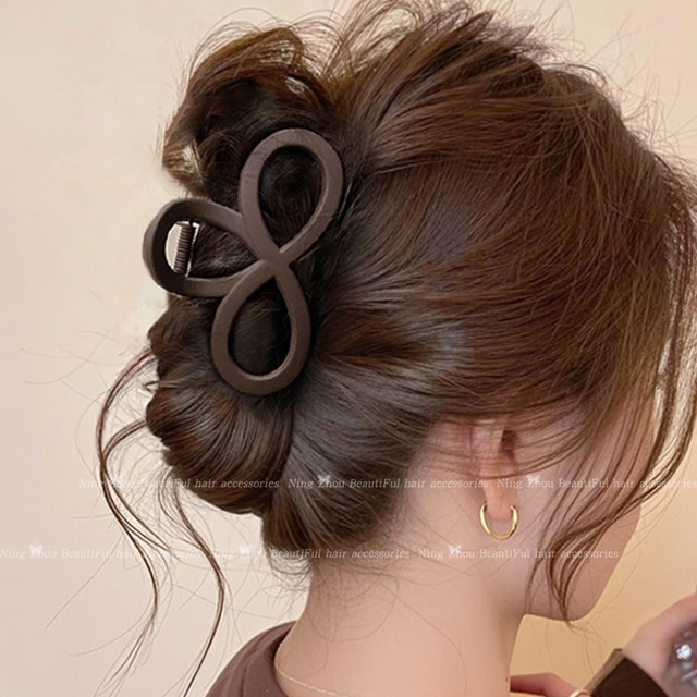 Suitable for hair clips with small hair volume, half-tied hair clips at the back of the head, medium-sized hair clips, shark clip hair clips for women